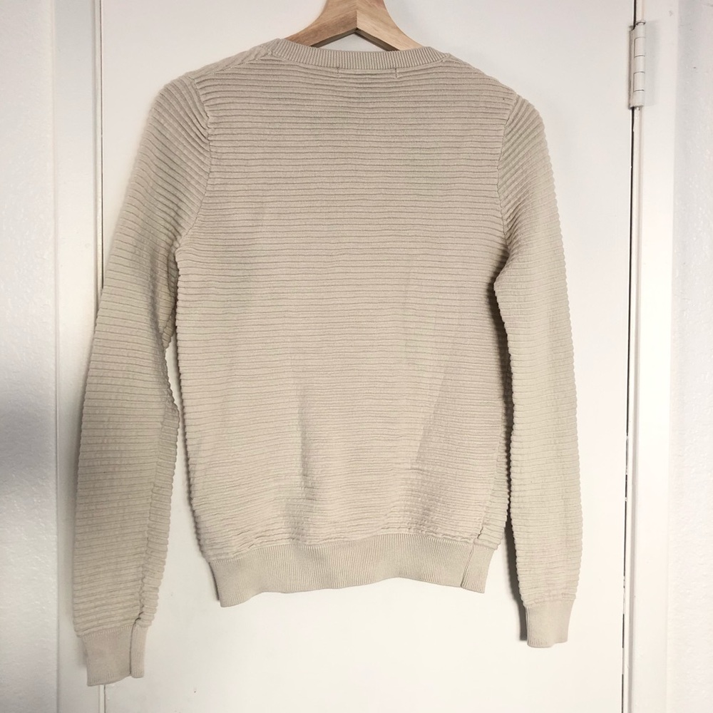 Beige Ribbed sweater - Picture 5 of 6